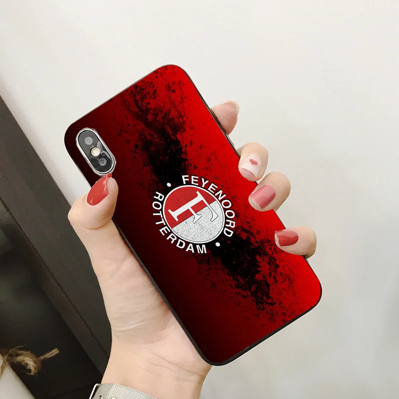 Чехол для телефона Feyenoord Роттердамский FC DIY чехол Robin Van Perisie мягкий ТПУ iPhone X XR XS MAX 7