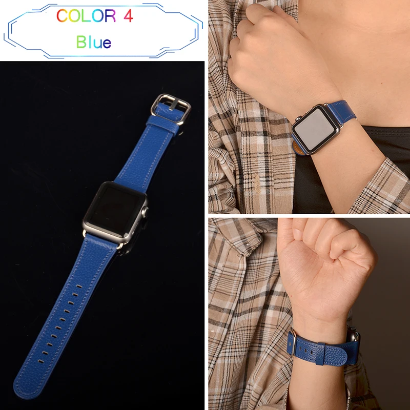 Классический ремешок Kebitt из натуральной кожи для apple watch series 5 4 3 2 1 iwatch5 ремешок 38 40 мм 42 44 мм один тур полосы