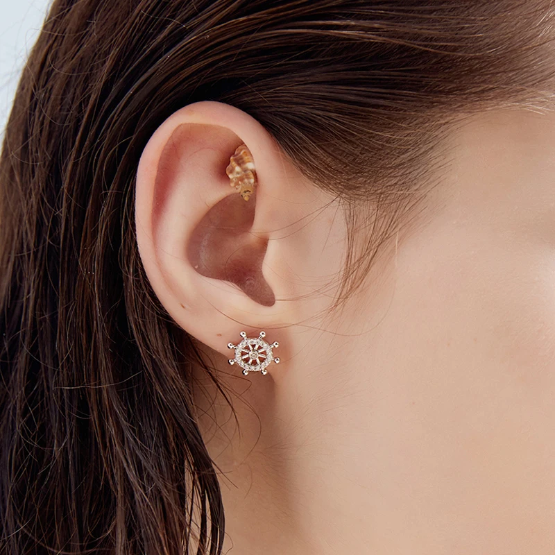 Модная Серьга для женщин 2019 маленькие серьги из стерлингового серебра 925 пробы с