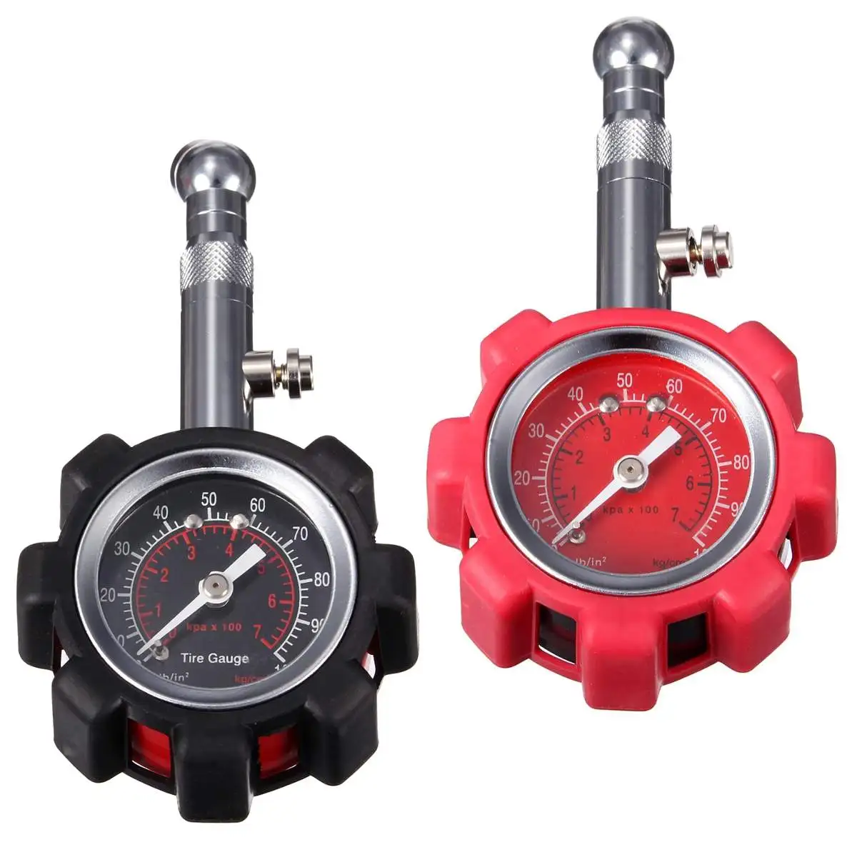 От 0 до 100PSI точные наклейки на автомобиль мотоцикл датчики давления воздуха прецизионный Циферблат Аналоговые измерительные приборы давления
