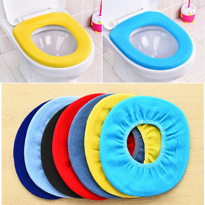 

1PC Universal Toilet Seat Mat Cushion Mat Cover Protected Bathroom Accessories Warmer Soft Home Winter