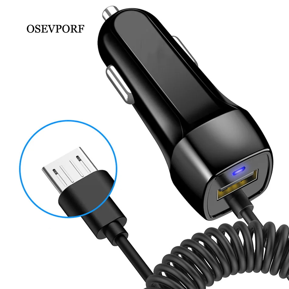 Автомобильное зарядное устройство для телефона автомобильное Mini USB Samsung Note 8 9 S9 S8