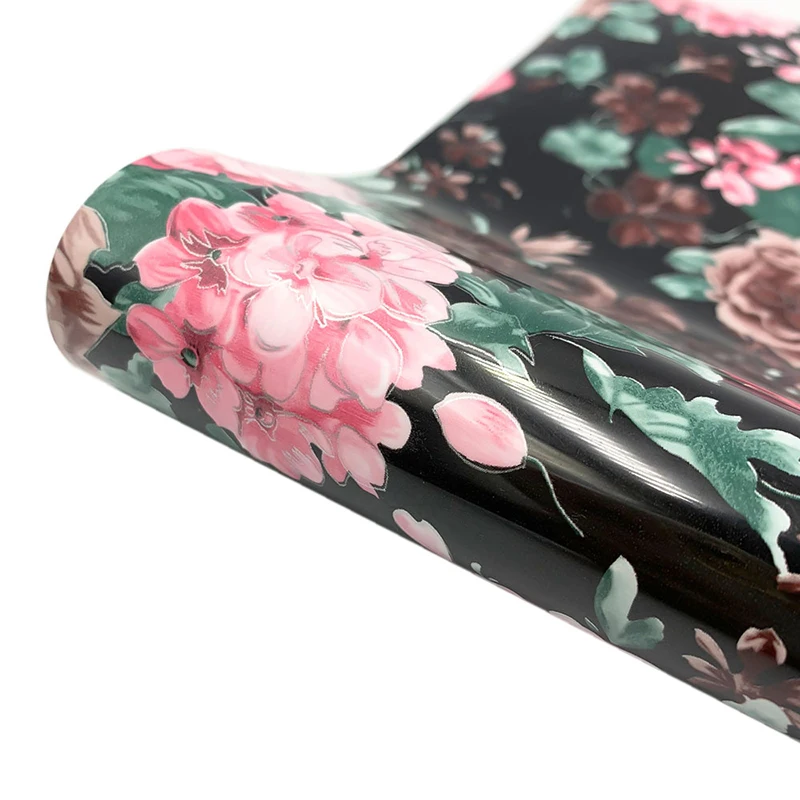 1 лист виниловый термотрансферный цветок в этническом стиле для изготовления