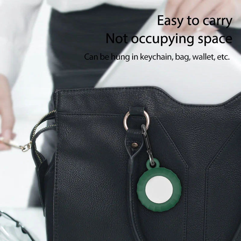 

Однотонный защитный чехол для Apple airtag Tracker, противоударный силиконовый защитный чехол с защитой от потери и падения для аirtag Locator