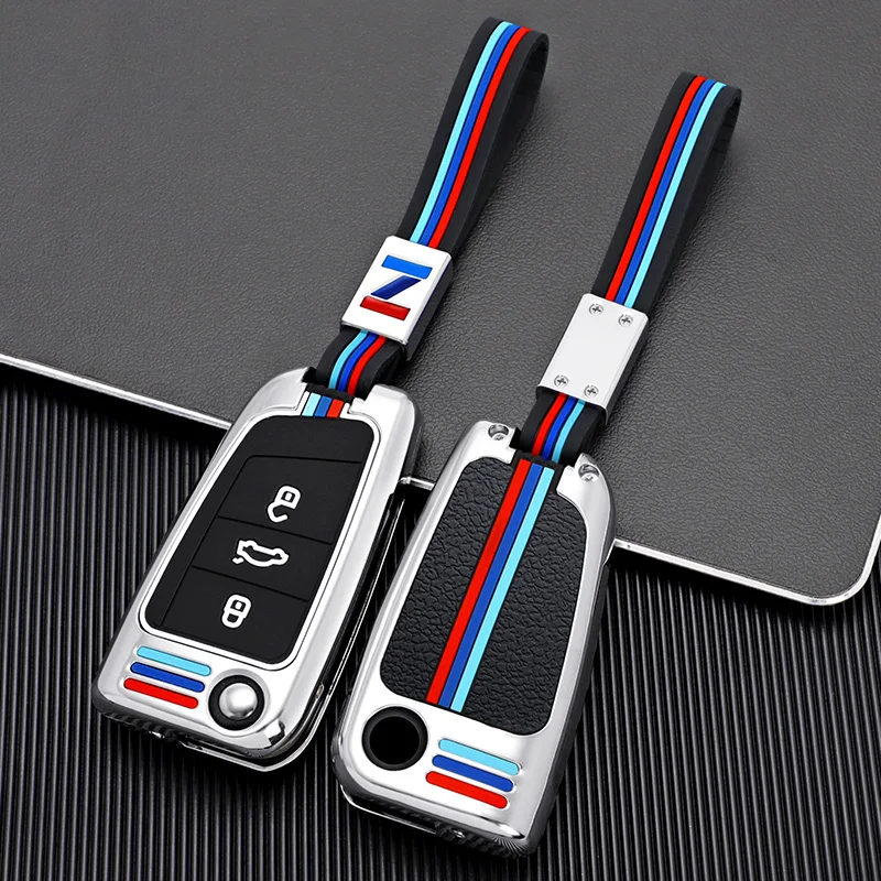 

Чехол для ключа из цинкового сплава для Volkswagen VW Passat 2017 2018