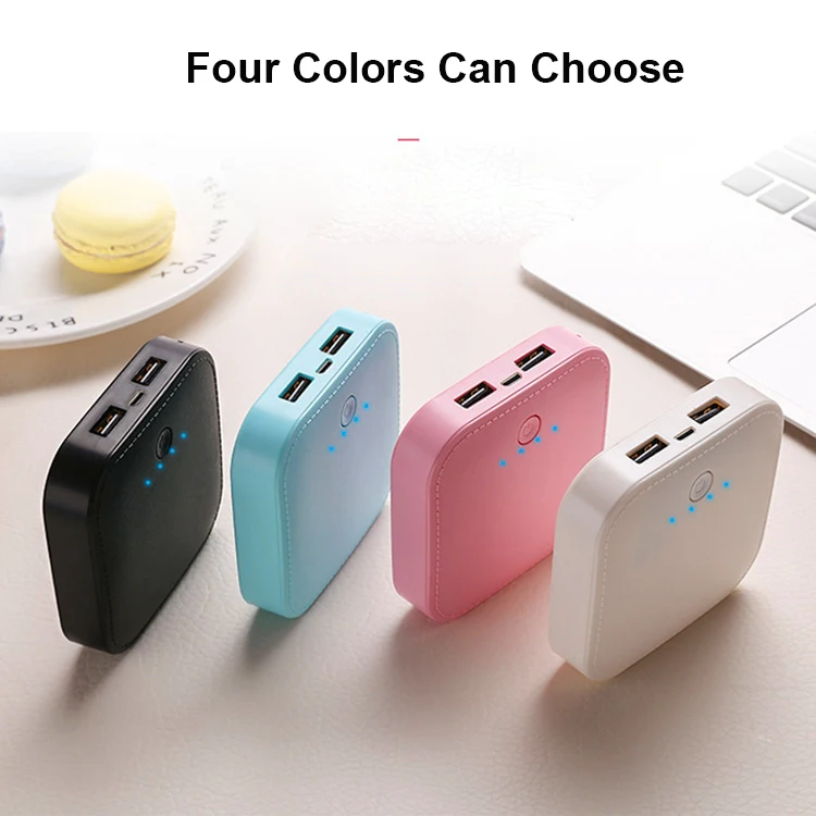 

10000mAh Mini Power Bank External Battery Double USB OUTPUT Powerbank For Huawei iPhone Android Samsung Mobile Phone Poverbank