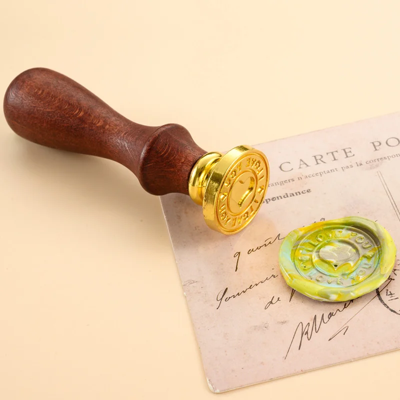 Подарочная коробка Fire Paint Wax Seal Stamp Set ручной материал аксессуары прямой DIY