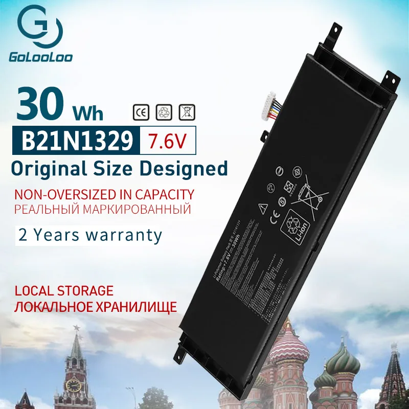 

Golooloo 7.6V NEW B21N1329 Battery for Asus D553M F453 F453MA F553M P553 P553MA X453 X453MA X553 X553M X553B X553MA X403M X503M