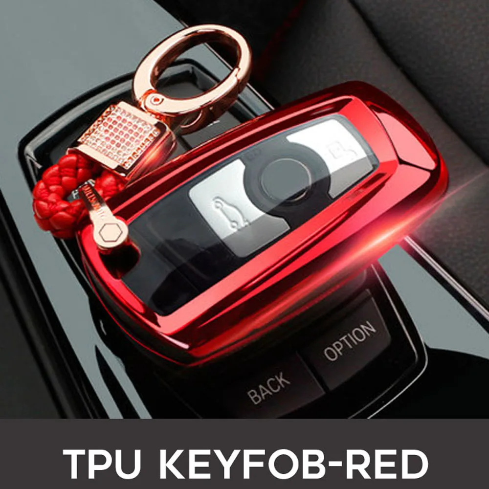 3/4 кнопочный чехол для автомобильного ключа ТПУ смарт-чехол BMW F30 F31 F34 F10 F11 F07 F20 F25 F26