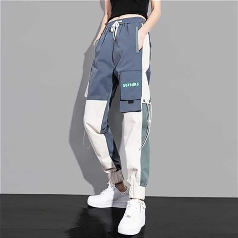 

Spring Summer Harem Pants Women Black High Waist Trousers Female Loose Korean Style Streetwear Casual Cargo Pants Trend