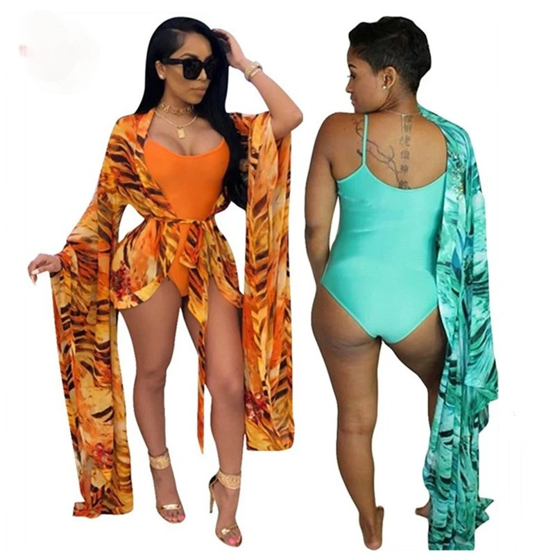 

Two Piece Set Women 2021 Shorts Sets Summer Beach Style Flowers Print Matching Set with Belt New Clothes Wholesale Dropshpping