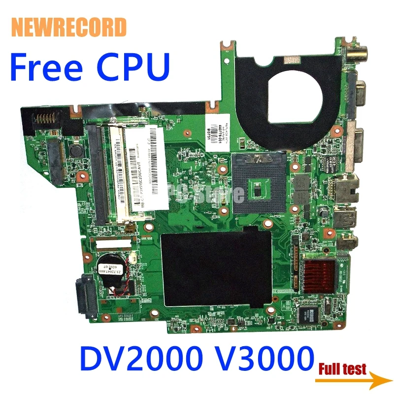 

NEWRECORD 440778-001 417036-001 for HP Pavilion DV2000 V3000 Laptop motherboard 48.4F501.051 GM945 DDR2 free CPU fully tested