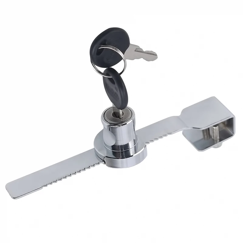 

High Quality Silver Metal Terrarium Showcase Display Cabinet Sliding Glass Door Window Lock With 2 Key