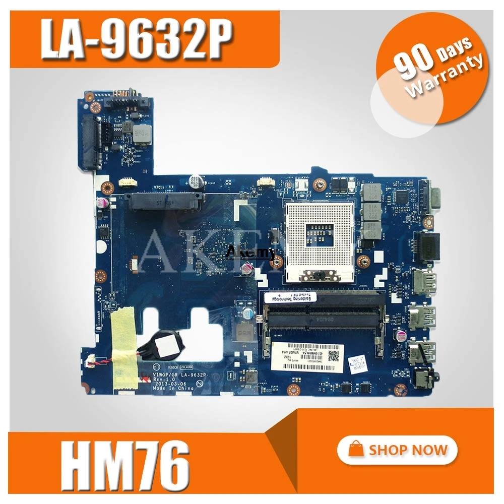 VIWGP/GR LA 9632P материнская плата для ноутбука Lenovo G500 la 9632p HM76 DDR3 тестовая