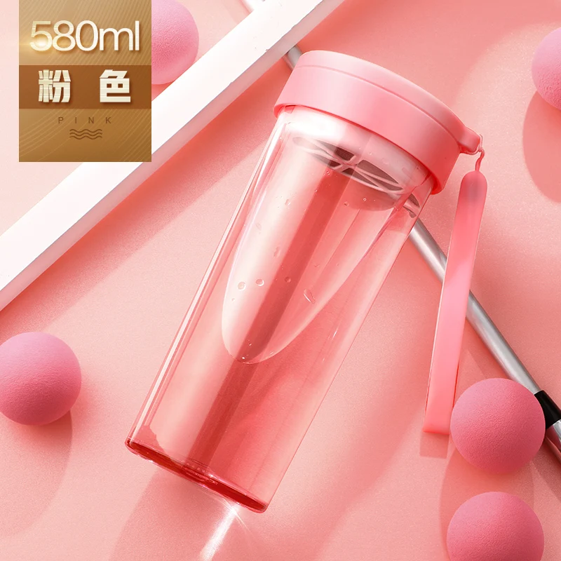 580 мл портативная бутылка для воды высокая емкость путешествий Экологически