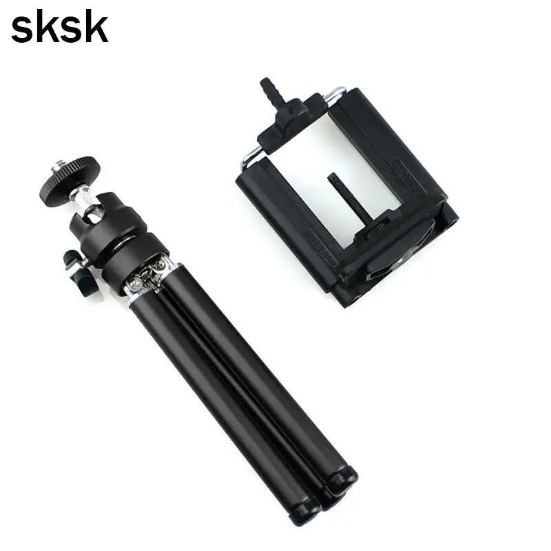 

SKSK Load Capacity Mobile Phone Camera Tripod Stand Clip Bracket Holder Mount Adapter for Self-Timer Phone Tripode