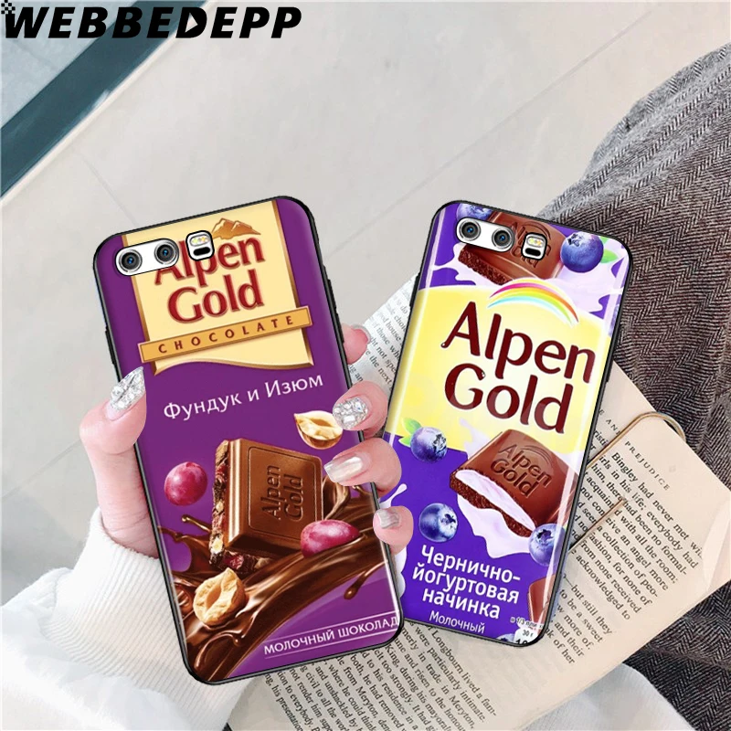 Alpen Gold Chocolate Soft Case for Huawei P8 P9 P10 P20 P30 Lite Pro P Smart Z Plus Y6 Y7 Y9 Prime |