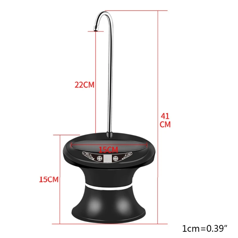 

Portable Electric Pallet Bottled Water Pump Wireless Automatic Water Dispenser USB Rechargeable Bucket Bottle Dispenser