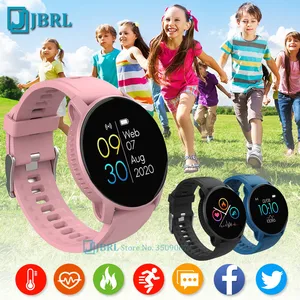 2021Children Smart Watch Girls Boys Heart Rate Blood Pressure Smartwatch Bluetooth-compatible Smart 