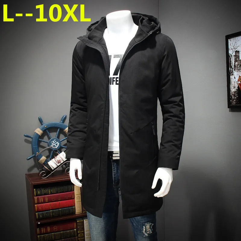 10XL 8XL 6XL 5XL зимняя мужская утолщенная Повседневная хлопковая куртка на открытом