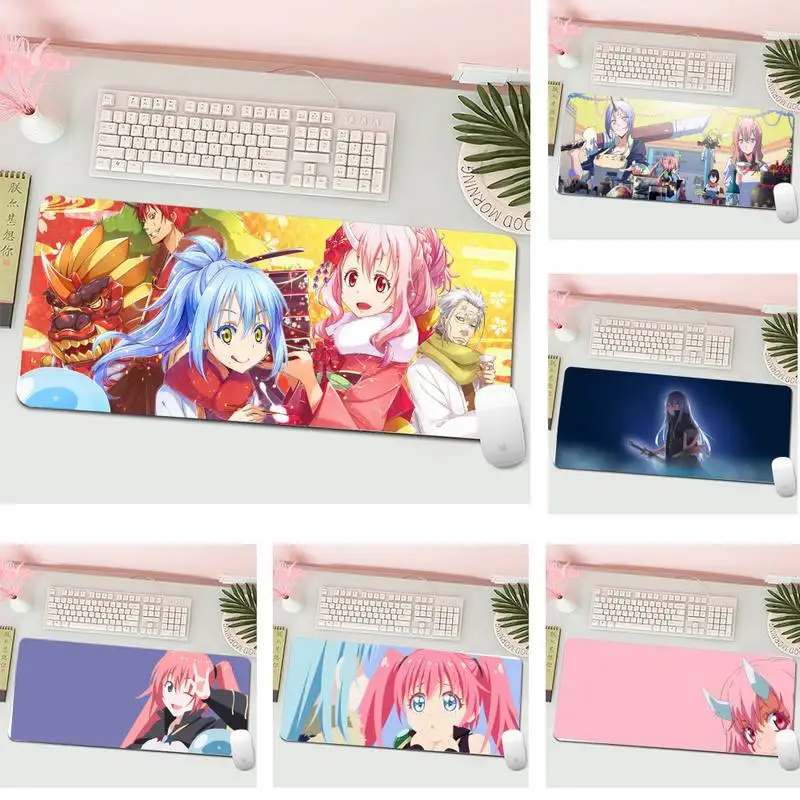 Tensei shitara Slime Datta Ken Silicone large/small Pad to  L Large Gamer Keyboard PC Desk Mat Computer Tablet Gaming Mouse Pad