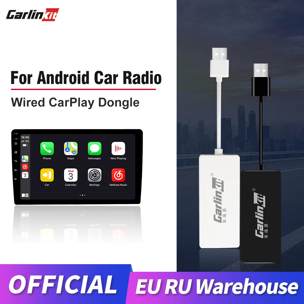 

Carlinkit беспроводной Carplay Smart Link Apple CarPlay донгл для Android навигационный плеер Mini USB Carplay с android box car