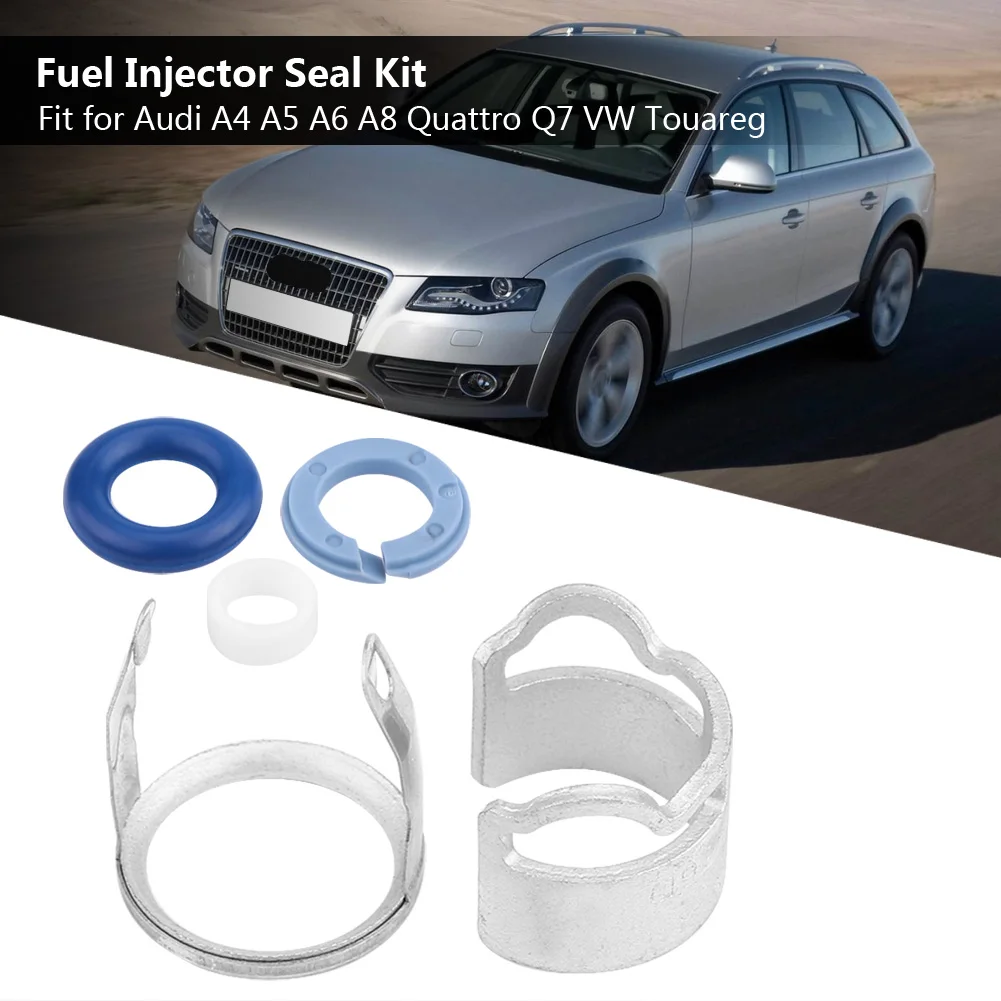 Уплотнение топливной форсунки автомобиля комплект прочных уплотнительных колец
