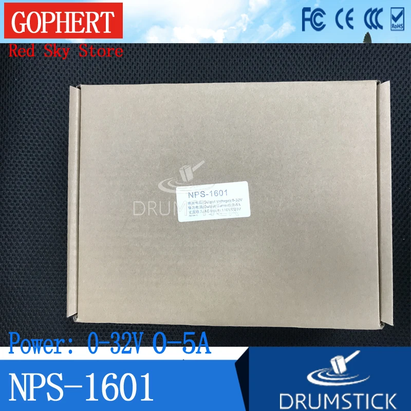 

Steady Gophert NEW NPS-1601 32V 30V 5A CPS-3205II Upgraded Version Mini Adjustable Digital DC Power Supply OVP/OCP