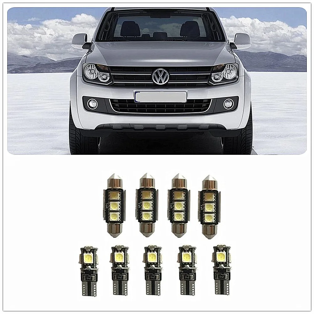 Посылка белого светодиода для Volkswagen Amarok Cabrio Clasico CC Caddy Caravelle Beetle Bora 1990 2019 9