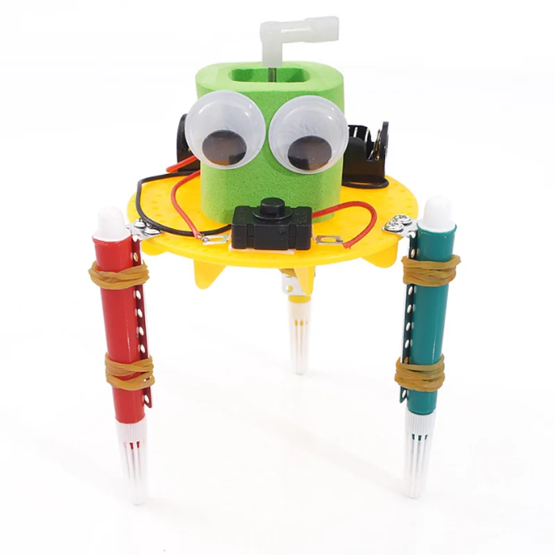 Early Learning DIY Doodle Robot Technology Small Inventions Educational Toys for Kids Primary and Secondary Science Experiment |
