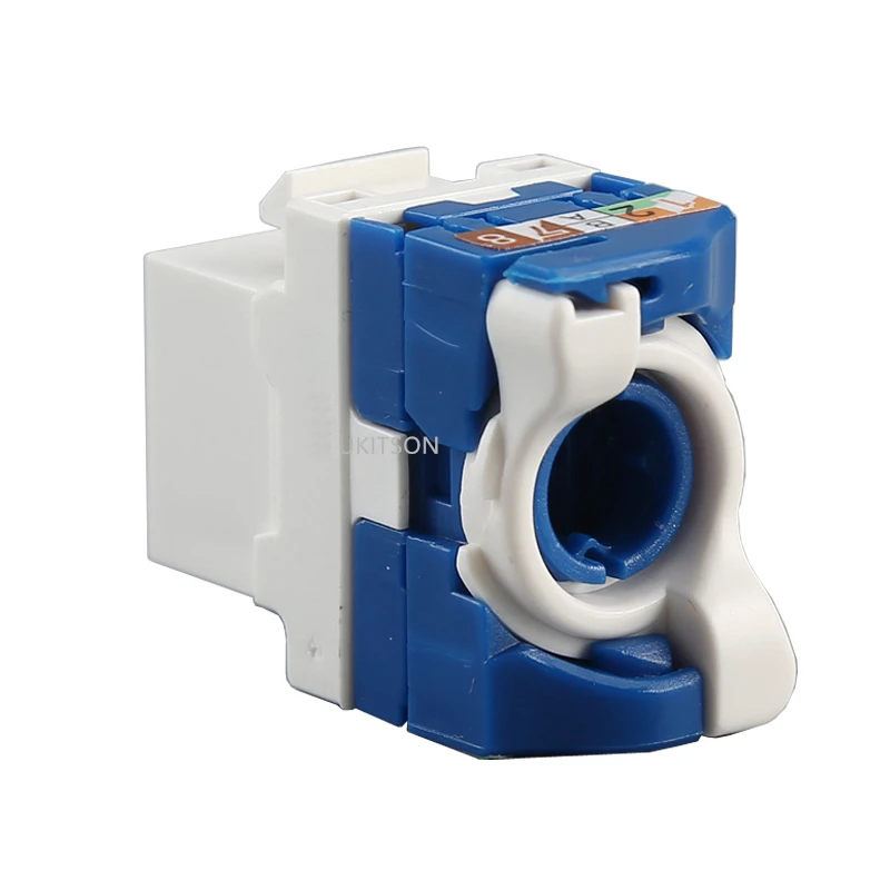 Фото LAN-вставка без инструментов CAT6 RJ45, модуль Ethernet Keystone Jack Gigabit UTP №2