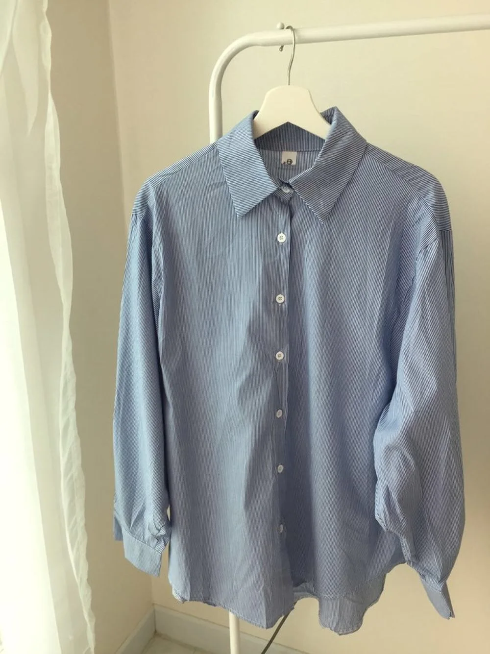 

Oversize Blouse Women Retro Solid Blue Long Sleeve Shirts Office Lady Elegant Blouse Chic Autumn 2020 Women Tops Maxi