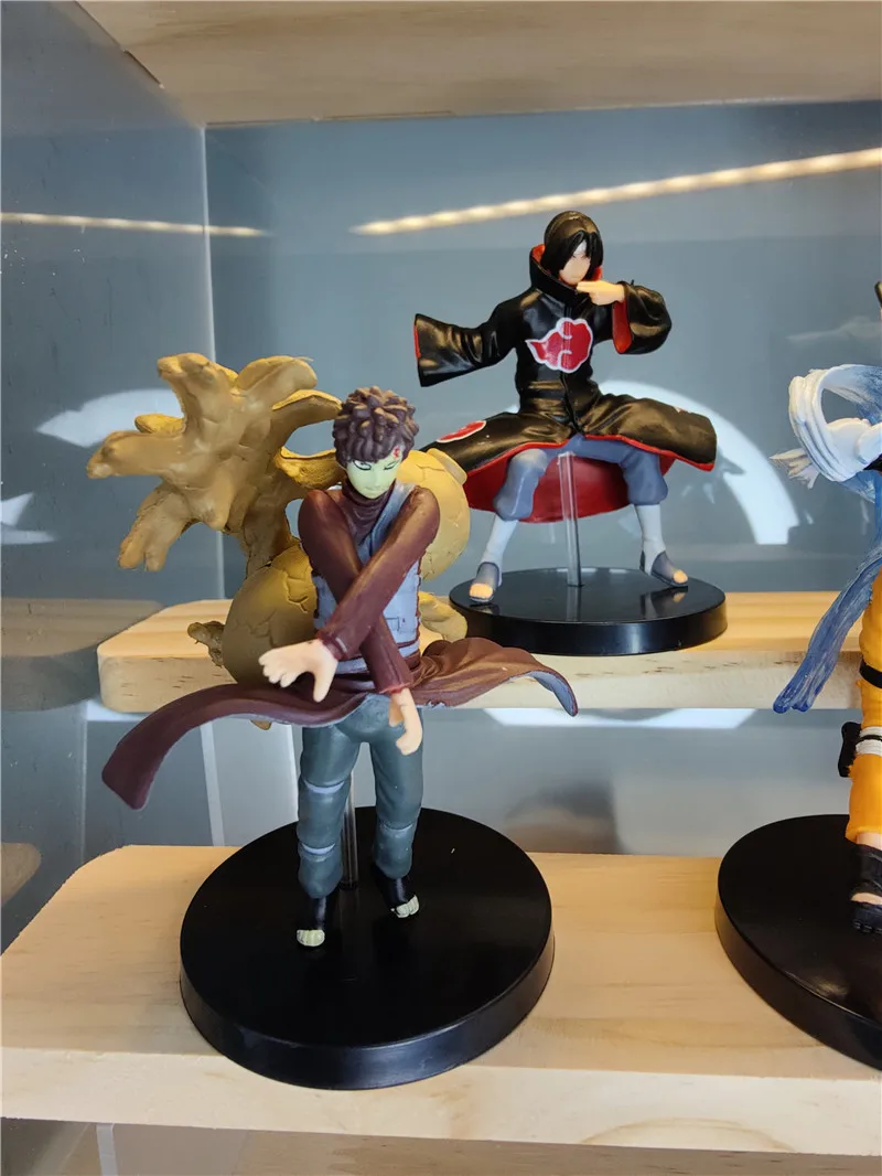 Фигурки героев аниме Наруто 5 шт./лот Kakashi Sasuke Gaara Uchiha Itachi из ПВХ |