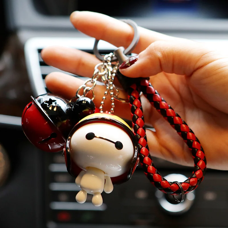 Модная белая цепочка для ключей с большим героем игрушка толстым воздушным шаром