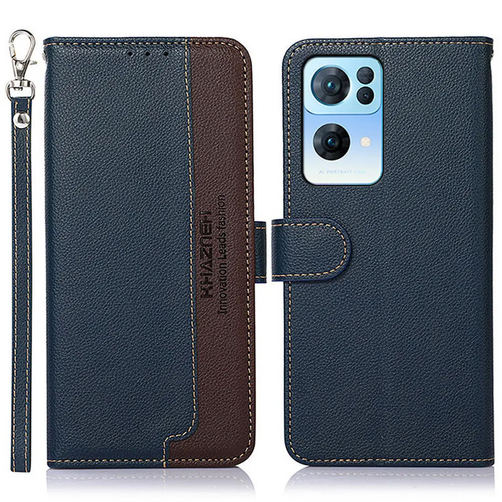 

Luxury Leather Texture Wallet Case for OPPO Reno 7 Pro 5G Flip Case RFID Blocking Shell Reno7 SE Stand Cover Reno 7Pro Funda