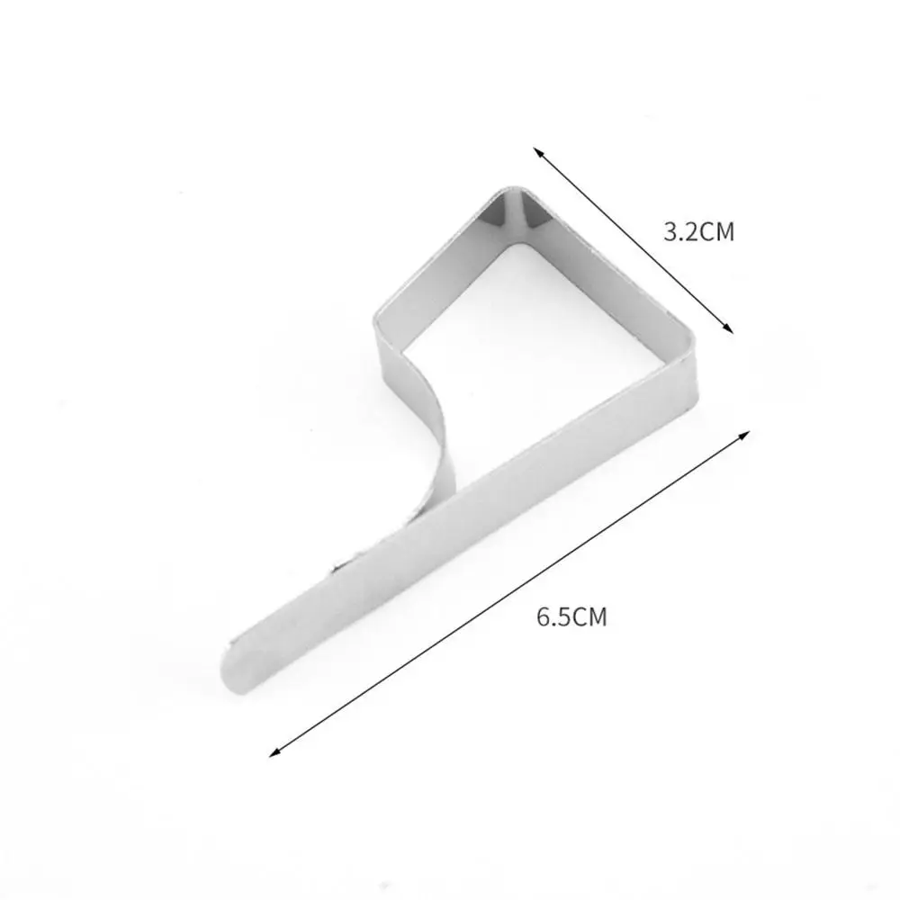

8pcs Stainless Steel Table Cloth Clips Wedding Promenade Tablecloth Holder Stable Clips