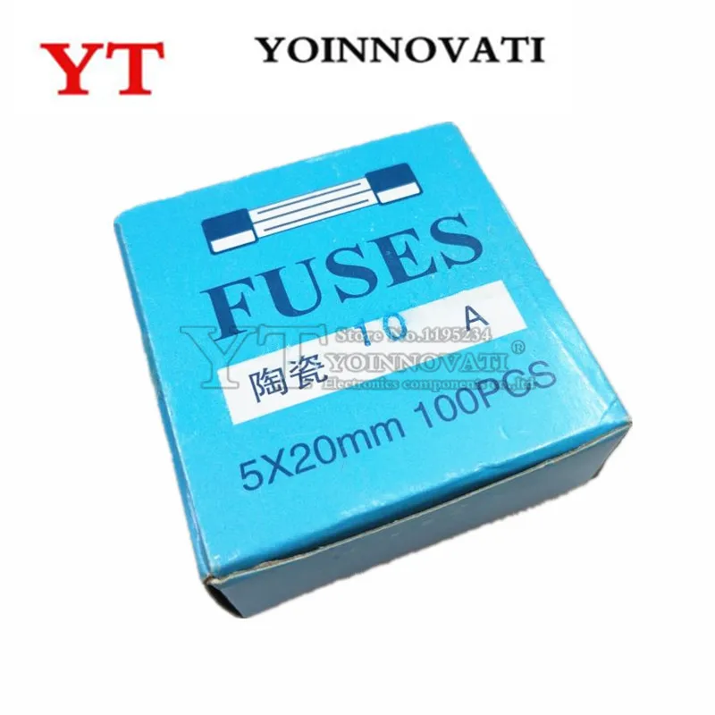 100 шт. керамический предохранитель 5*20 быстродействующий s F 0.5A 1A 1.5A 2A 2.5A 3A 3.15A 4A 5A 6A