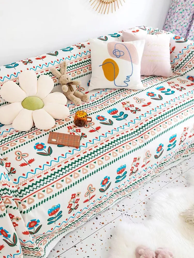 

Home Living Room Sofa Cushion All Inclusive Sofa Blanket Sofa Towel Non-slip Cover Fabric Nap Blanket