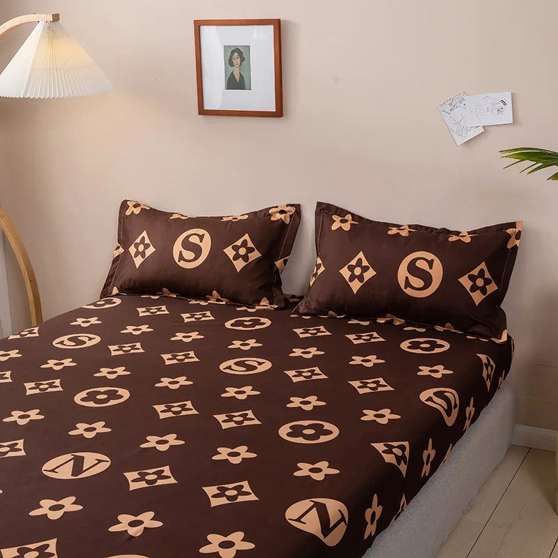 Роскошное постельное белье с цветами + наволочка наматрасники простыни