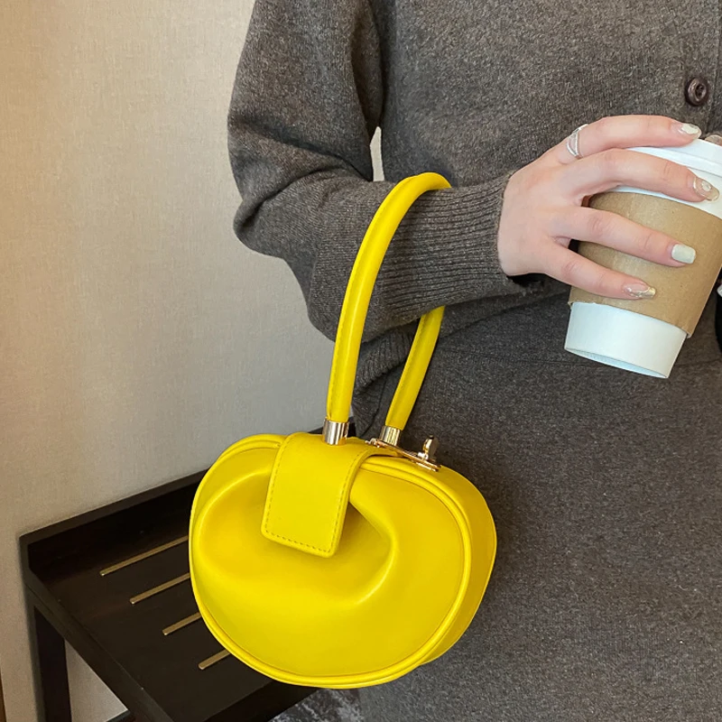 Retro Female Dumpling Bag Round Handbag Lady Designer Fashion Shoulder Bags Luxury Messenger Pack Party Packs Cosmetic Bag 2021