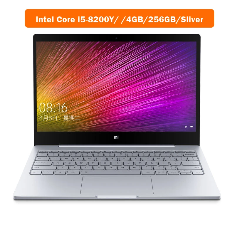 Xiaomi Mi ноутбук Air 12,5 ''Intel Core I5-8200Y/M3-8100Y двухъядерный ноутбук 4 Гб 256 ГБ Windows 10 1080P HD компьютер - Цвет: I5 4G 256G Sliver