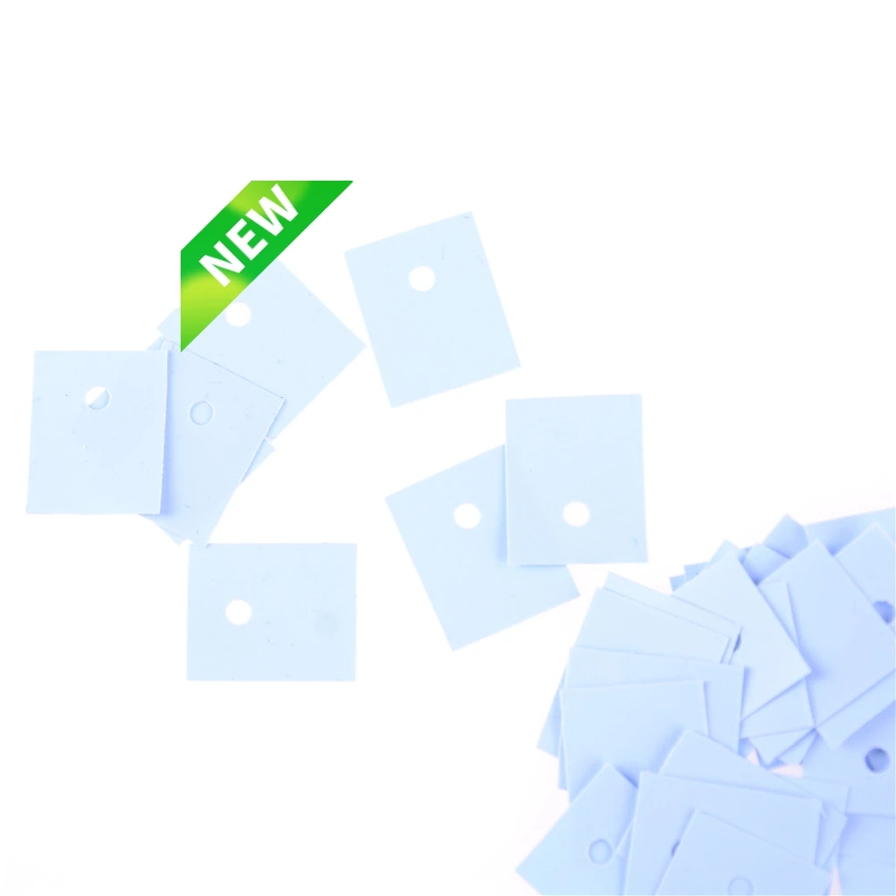 

50Pcs/lot TO-3P Silicone Thermal Pad Sheets Transistor Insulation Pad Sheet Silicone Insulator 26mmx20mmx0.3mm