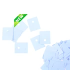 Силиконовые термопрокладки, 50 шт.Лот, простыни для изоляции транзисторов, силиконовый изолятор, 26 мм x 20 мм x 0,3 мм