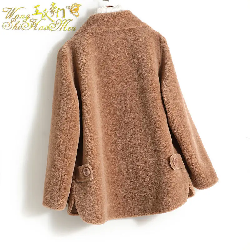 

Wang family's new granulated cashmere coat in autumn and winter 2020