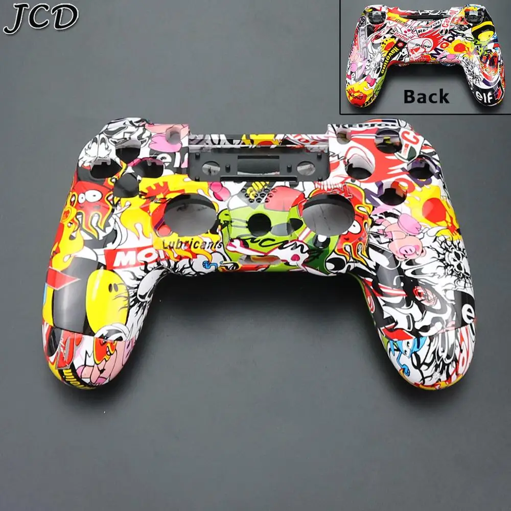 JCD для PS4 JDM 001 011 контроллер чехол спереди и длинное сзади верхняя под крышка