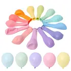100 шт. 10 дюймов Макарон и воздушными шарами в стиле вечеринки в пастельных воздушные шары Свадебные шарики Baby Shower День рождения украшения шары globos