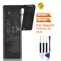 xiao mi original replacement phone battery bm4n for xiaomi mi 10 5g 4780mah bm4m for xiaomi mi 10 pro 5g xiaomi 10pro 4500mah