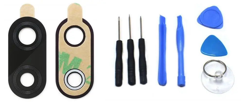 

For huawei nova 3E Back Rear Camera Glass Lens Cover + Adhesive Fix Replacement Parts for Huawei P20 Lite+tool