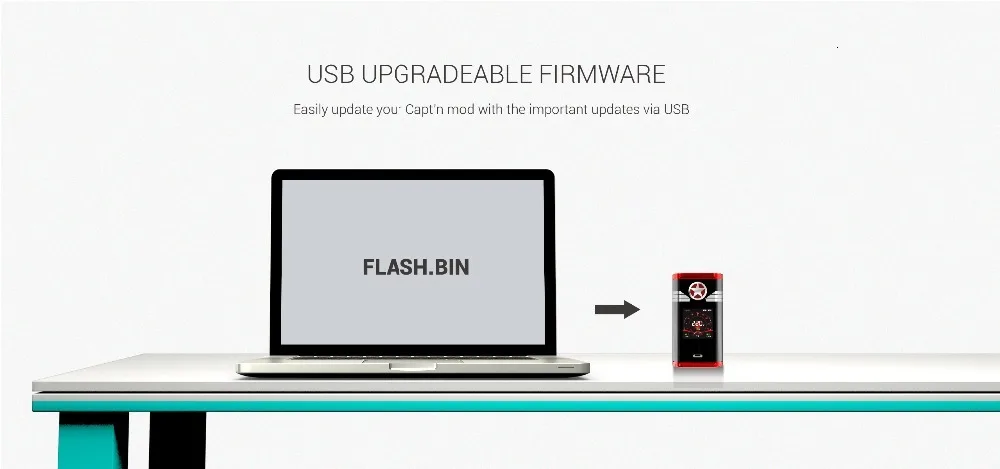 Подарочный Танк Polar Vape 220 Вт коробка мод Vaptio CAPT'N мод для электронных сигарет VW/TC/Smart/CCW/CCT/Bypass мод испаритель