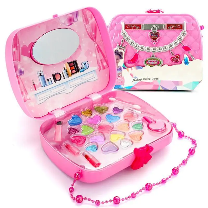 Фото Набор для макияжа маленьких девочек игрушки косметичка ролевых игр игрушка